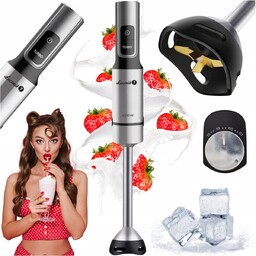 BLENDER RĘCZNY WIELOFUNKCYJNY MIKSER KUCHENNY ROZDRABNIACZ 1500W ŁUCZNIK