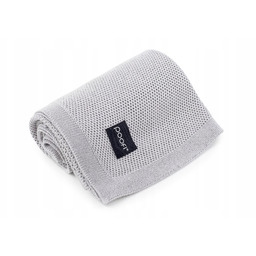 Poofi Kocyk otulacz bambusowy Faro Jasny szary