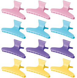 Activ E-47 Kraby Mix Klipsy fryzjerskie 8,2cm, 12szt.