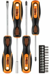 Zestaw wkrętaków i końcówek wkrętakowych NEO TOOLS 04-196