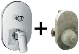 HANSGROHE 71409000 Logis Zestaw jednouchwytowej baterii wannowej, podtynkowej
