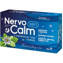 Nervocalm Sen z melatoniną 1 mg i melisą,