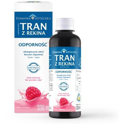 DOMOWA APTECZKA Tran z rekina o smaku malinowym,