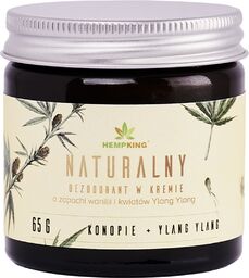 HempKing, naturalny dezodorant w kremie, konopie + Ylang