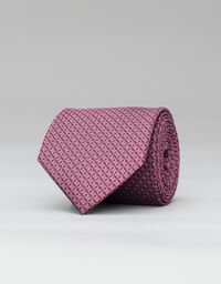 krawat classico fioletowy mikrowzór 0030