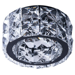 Azzardo Okrągła lampa podstropowa Ester AZ4176 crystal