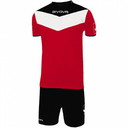 Givova Komplet Kit Campo czarno-czerwony KITC53 1012S