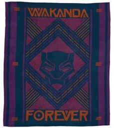Disney Store Czarna Pantera: Świat Wakandy narzuta/koc 152x127cm