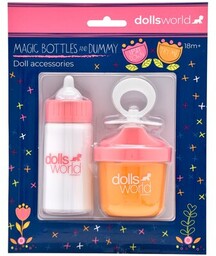 DOLLS WORLD Zestaw do karmienia Magiczne butelki 016-78604