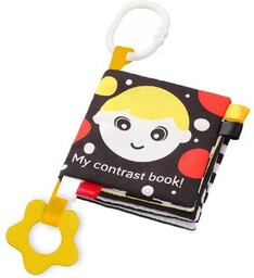 BABYONO Książeczka sensoryczna My Contrast Book 543, 1szt.