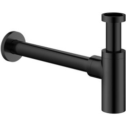 OMNIRES Syfon umywalkowy ozdobny czarny mat A186BL