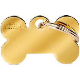 MyFamily Os Medal Mały Mosiądz Złota tabliczka