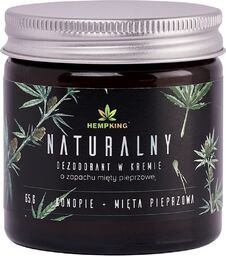 HempKing, naturalny dezodorant w kremie, konopie + mięta