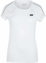 Lotto damski T-shirt Squadra PL biały, ciemnoszary, M
