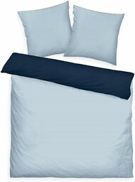TOM TAILOR Bettwäsche Two-Tone Solid Colors Dark Navy
