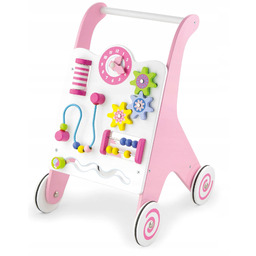 Viga 50178 Edukacyjny chodzik dla dzieci pink