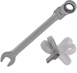 KLUCZ PŁASKO-OCZKOWY Z GRZECHOTKĄ DEDRA 14GP58 24MM CRV,