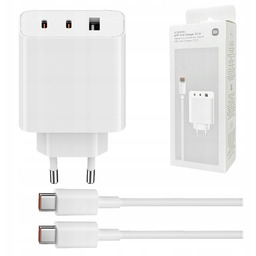 Xiaomi oryginalna Szybka Ładowarka GaN 67W 2xUSB-C 1xUSB