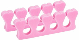 Separatory piankowe do pedicure 100 szt. różowe