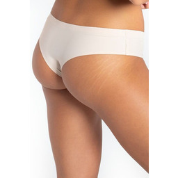 Figi bezszwowe Brazilijki Ultra Comfort beżowe