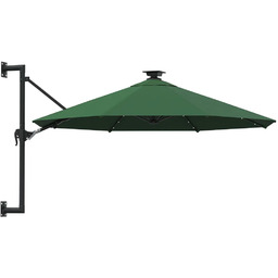 Edinos Zielony parasol ogrodowy z oświetleniem LED -