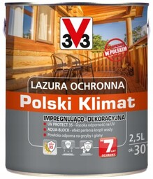 V33 Polski Klimat 7lat palisander 2,5L Impregnat