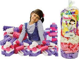 Klocki Duże Plastikowe Zestaw, 500 el.