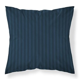 Detexpol Poszewka adamaszkowa 40x40 denim granatowa jednobarwna paski