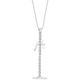 ankabizuteria.pl Biżuteria srebrna Swarovski - Naszyjnik Swarovski