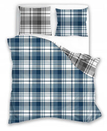 Pościel flanelowa w kratę PGO-03