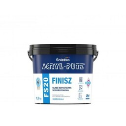 ŚNIEŻKA Acryl-putz FS20 finisz gładź szpachlowa 1,5kg