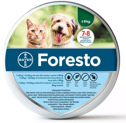 Foresto Obroża dla psów i kotów poniżej 8kg