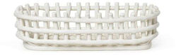 ferm LIVING - Ceramic przechowywanie Oval Off-White