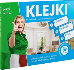 NAKLEJKI edukacyjne do nauki języka - włoski