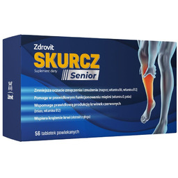 Skurcz Senior suplement diety 56 tabletek powlekanych