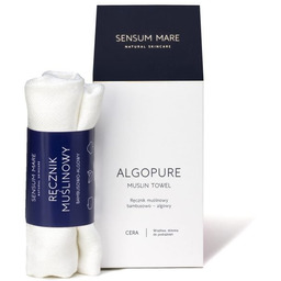 Sensum Mare AlgoPure Muslin Face Towel Muślinowy ręcznik