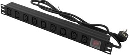 Listwa zasilająca 19", 9 gniazd UPS (C13), 1.8m