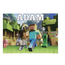 PUZZLE MINECRAFT GRA A3 252 el z Nadrukiem