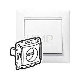 VALENA Gniazdo pojedyncze 2P BIAŁE 16A-250V~ Legrand 774416