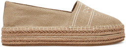 Espadryle Tommy Hilfiger Denim Platform Espadrille FW0FW08543 Beżowy