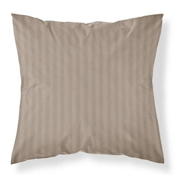 Detexpol Poszewka adamaszkowa 40x40 taupe beżowa ciemna jednobarwna