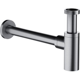 OMNIRES Syfon umywalkowy ozdobny nikiel szczotkowany A186NI