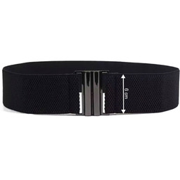 PASEK DAMSKI gumowy PAS ELASTYCZNY klamra szeroki Rozmiar