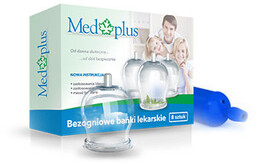 Med Plus Bańki bezogniowe lekarskie 8szt. + pompka