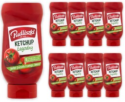 Pudliszki Ketchup łagodny 480 g x 8 sztuk