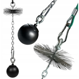 Kula do czyszczenia komina kominowa kominiarska 5 kg