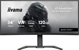 Monitor 34 cale G-Master GCB3482WQSU-B1,VA,UWQHD,120HZ,1500R, HDR400, 21:9, 500cd,2x5W,