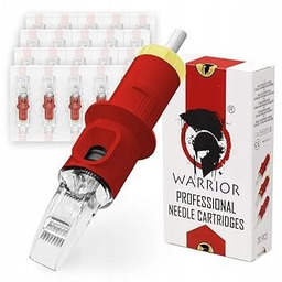 Kartridż do tatuażu WARRIOR Red Tattoo profesjonalne igły