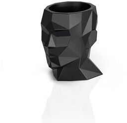 Designerska donica Adonis czarna 40 cm