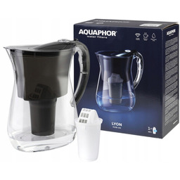 Dzbanek filtrujący Aquaphor Lyon Czarny Wkład A5